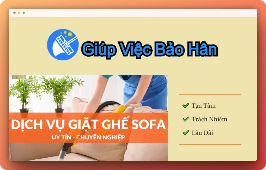 Công ty chuyên vệ sinh ghế Sofa tại nhà